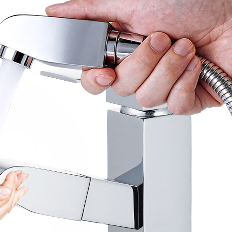 Avtoit | Modern Retractable Single Handle Basin Faucet Bathroom Sink Faucet