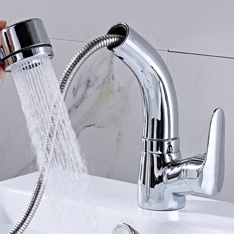 Avtoit | Modern Simple Vessel Sink Faucet High Arc Bathroom Sink Faucet