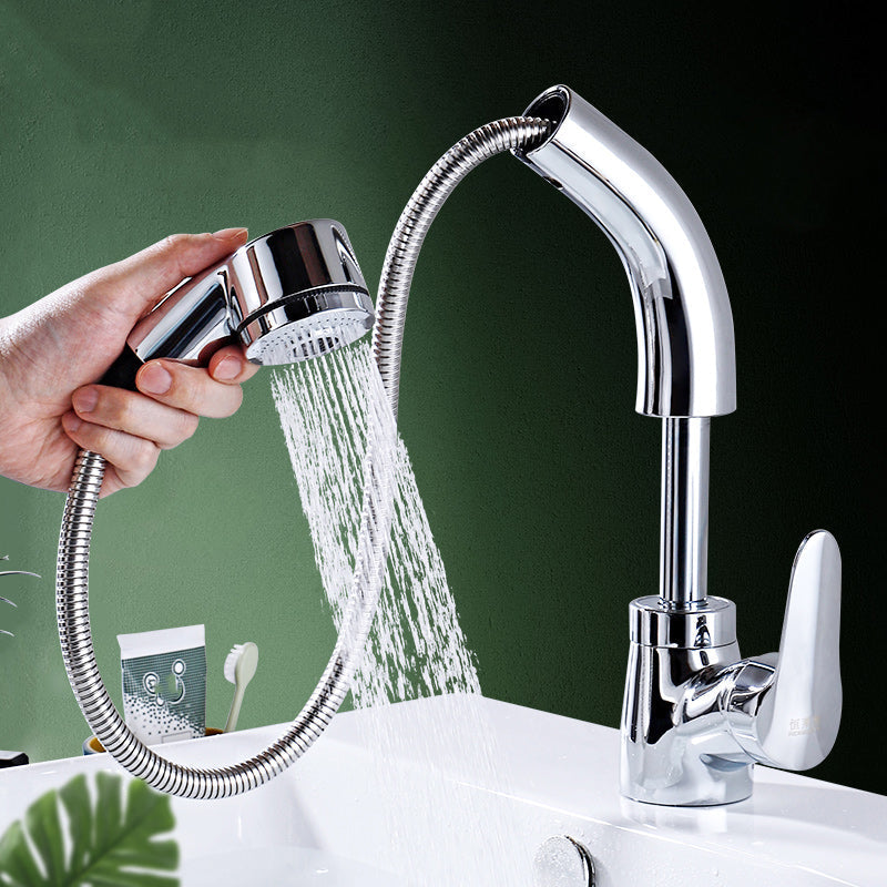 Avtoit | Modern Simple Vessel Sink Faucet High Arc Bathroom Sink Faucet