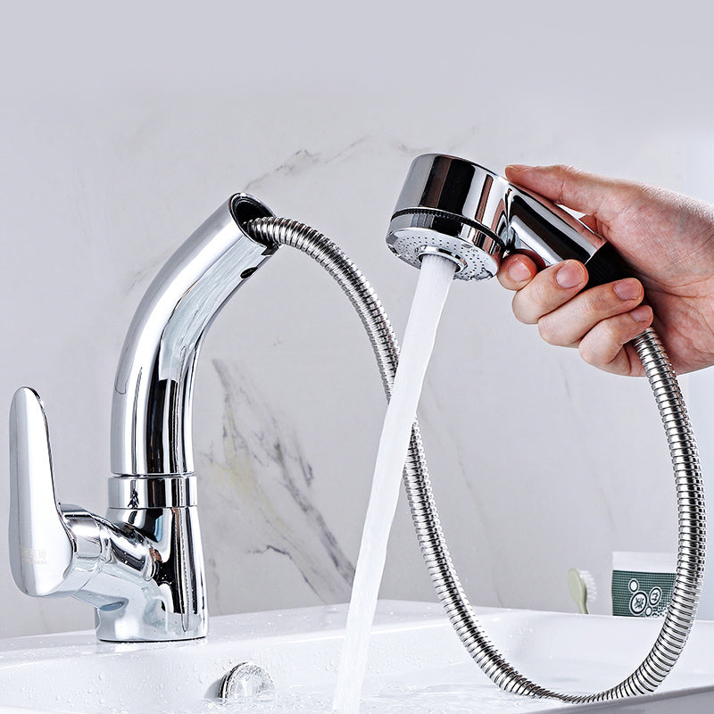 Avtoit | Modern Simple Vessel Sink Faucet High Arc Bathroom Sink Faucet