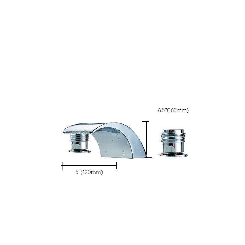 Avtoit | Traditional Roman Bathtub Faucet Set Copper Fixed Deck Mount with Handles