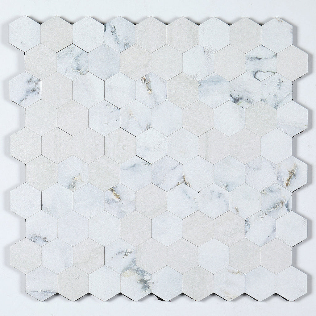 Avtoit | Modern Tile-Peel & Stick Metal Mosaic Tile Hexagon Peel & Stick Subway Tile