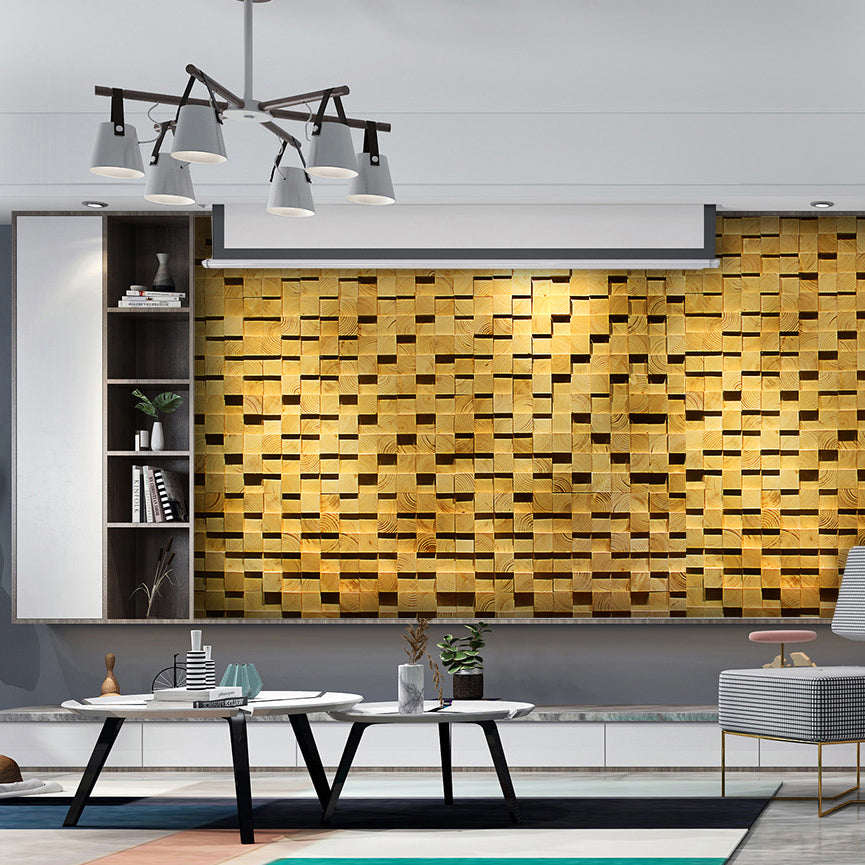 Avtoit | Wood Mosaic Cladding Shiplap Glue Contemporary Interior Wall Cladding