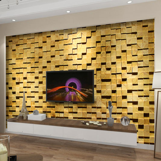 Avtoit | Wood Mosaic Cladding Shiplap Glue Contemporary Interior Wall Cladding