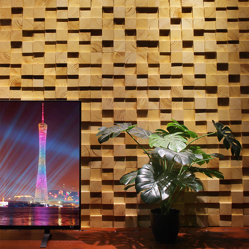 Avtoit | Wood Mosaic Cladding Shiplap Glue Contemporary Interior Wall Cladding