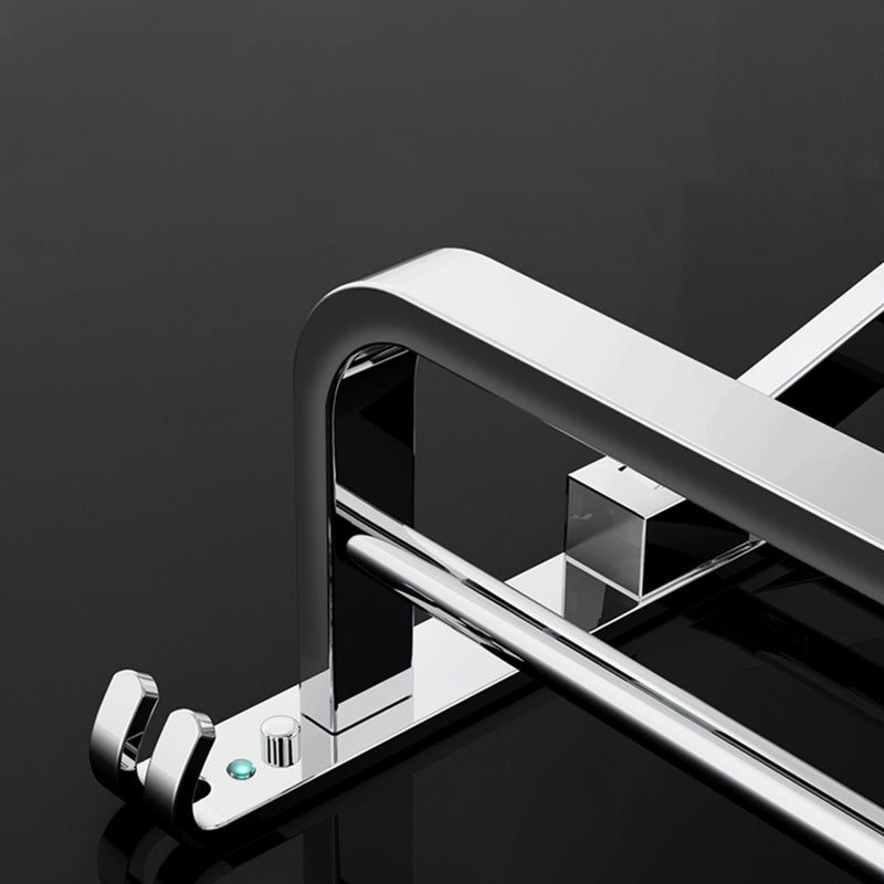 Avtoit | Modern Bathroom Accessory Set Silver Metal Bathroom Accessory