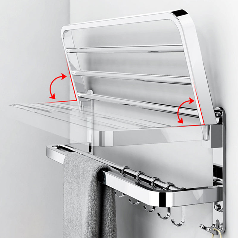 Avtoit | Modern Bathroom Accessory Set Silver Metal Bathroom Accessory