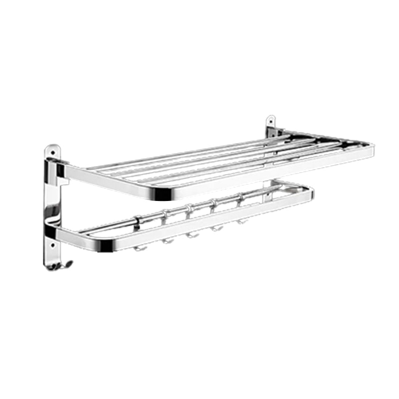Avtoit | Modern Bathroom Accessory Set Silver Metal Bathroom Accessory