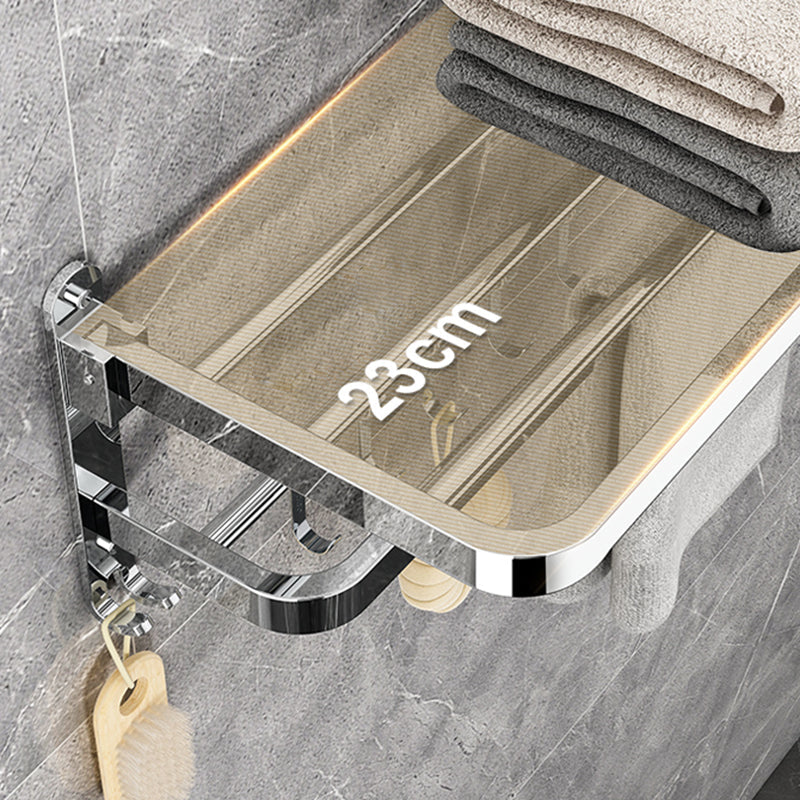 Avtoit | Modern Bathroom Accessory Set Silver Metal Bathroom Accessory