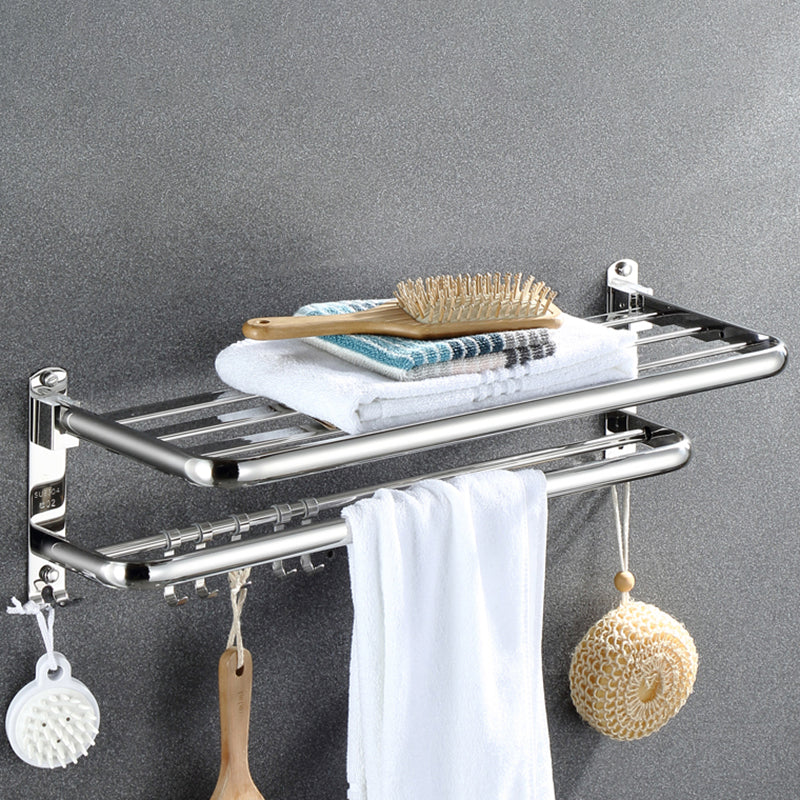 Avtoit | Modern Bathroom Accessory Set Silver Metal Bathroom Accessory