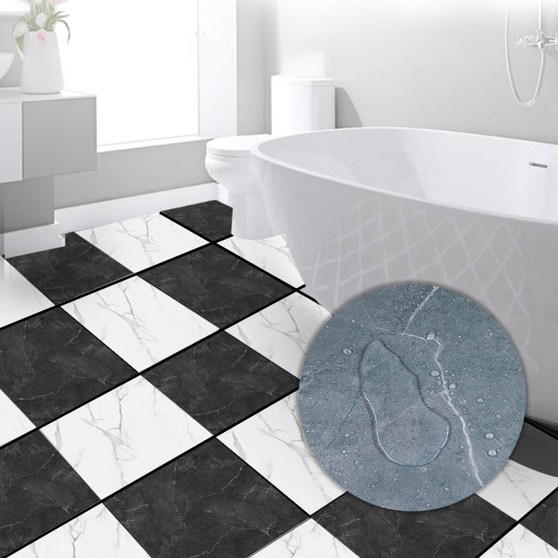 Avtoit | Modern PVC Peel and Stick Tile Floor Marble Look Mold Resistant Vinyl Tiles