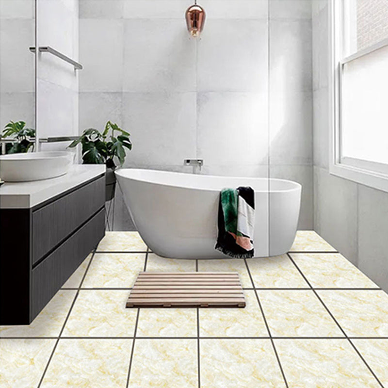 Avtoit | Modern PVC Peel and Stick Tile Floor Marble Look Mold Resistant Vinyl Tiles