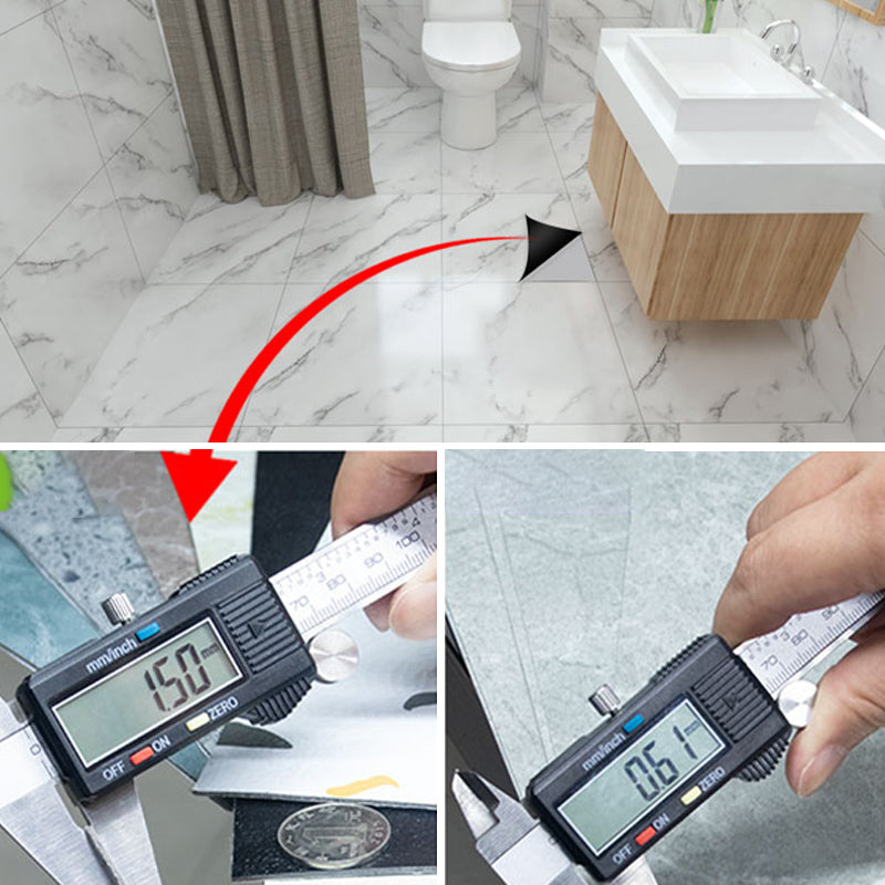 Avtoit | Modern PVC Peel and Stick Tile Floor Marble Look Mold Resistant Vinyl Tiles