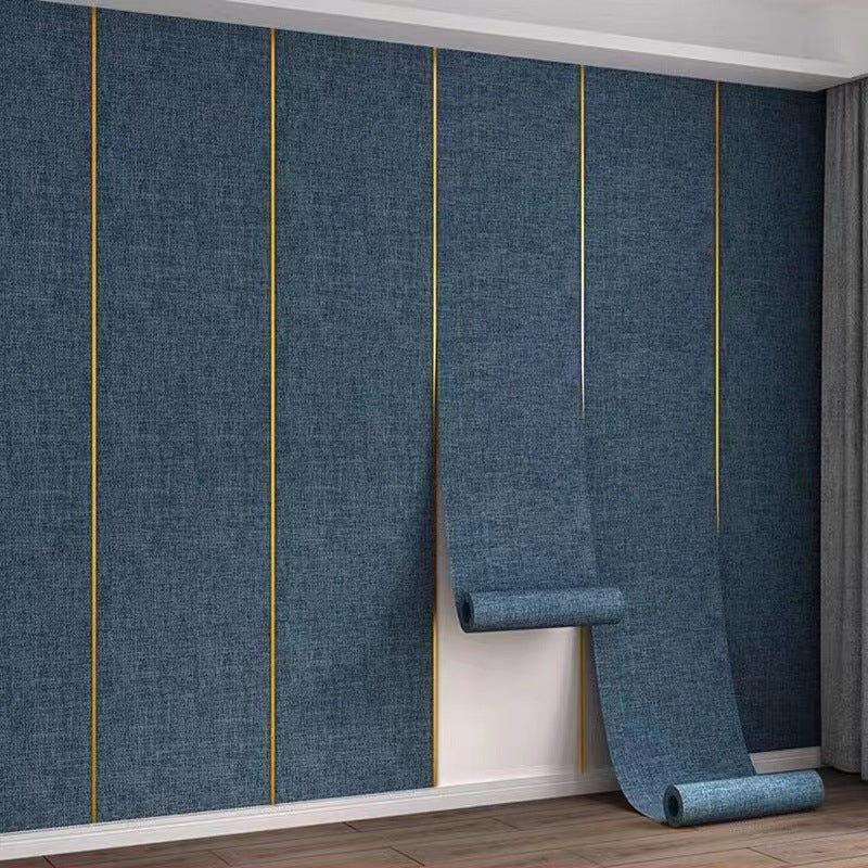 Avtoit | Modern Style Linen Wall Panel Living Room Removable Wall Covering