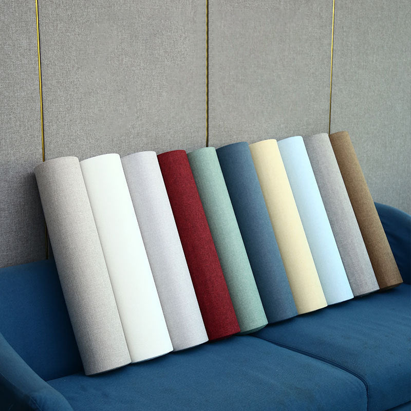 Avtoit | Modern Style Linen Wall Panel Living Room Removable Wall Covering