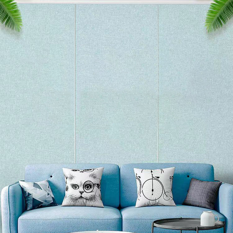 Avtoit | Modern Style Linen Wall Panel Living Room Removable Wall Covering