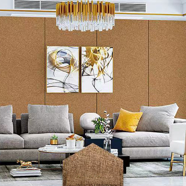 Avtoit | Modern Style Linen Wall Panel Living Room Removable Wall Covering