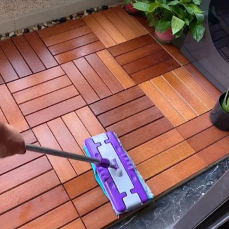 Avtoit | Modern Style Square Wood Flooring Corrosion Resistant Outdoor Wood Flooring