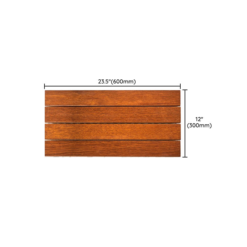 Avtoit | Modern Style Square Wood Floor Corrosion-Resistant Outdoor Wood Floor