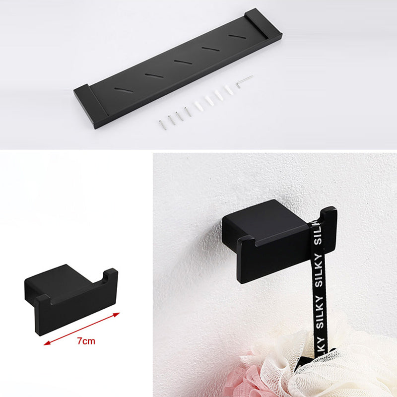 Avtoit | Traditional Bathroom Accessories Hardware Set in Black Metal