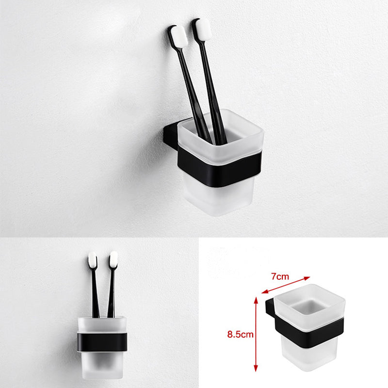 Avtoit | Traditional Bathroom Accessories Hardware Set in Black Metal