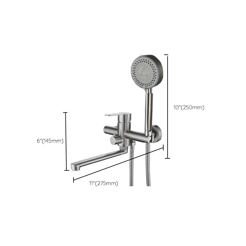 Avtoit | Bathroom Bathtub Faucet Lever Handheld Shower Bathtub Faucet