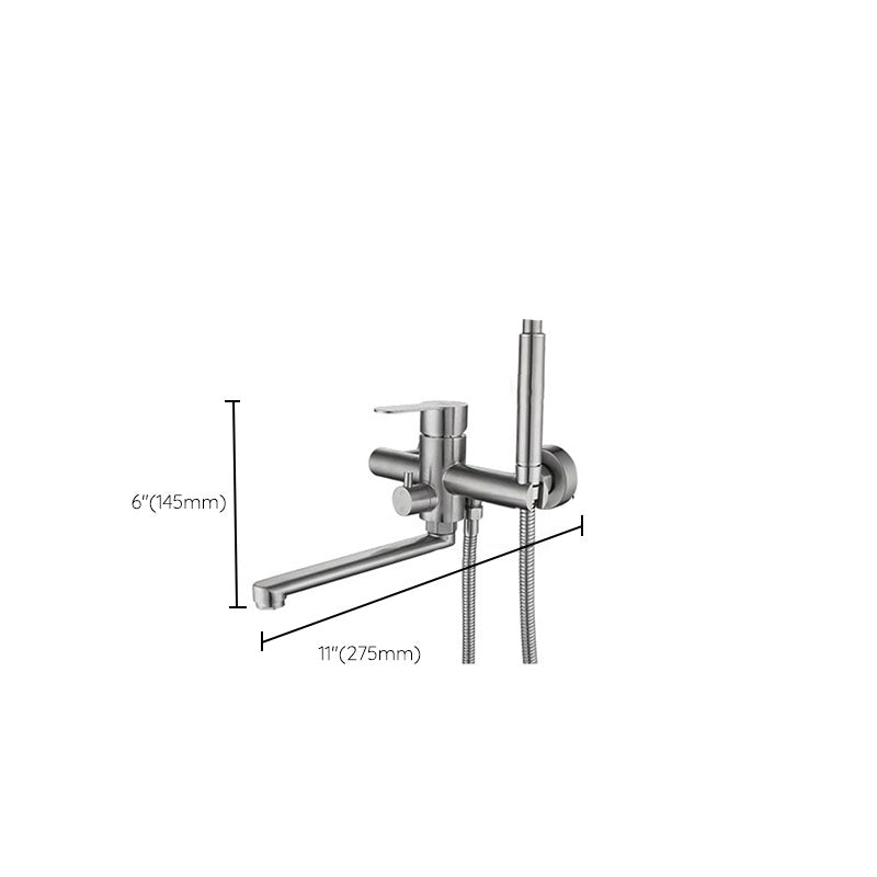 Avtoit | Bathroom Bathtub Faucet Lever Handheld Shower Bathtub Faucet