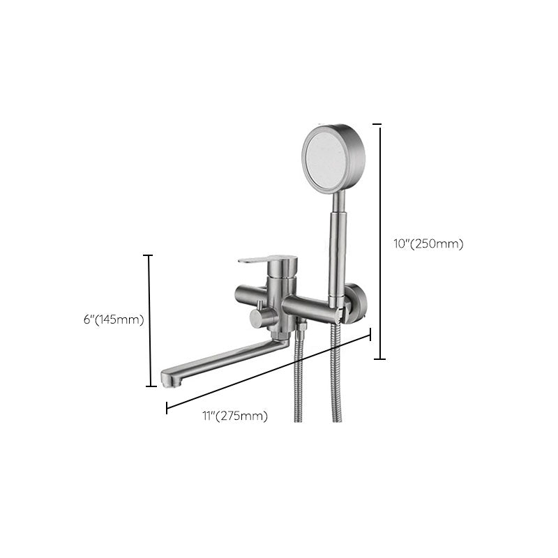 Avtoit | Bathroom Bathtub Faucet Lever Handheld Shower Bathtub Faucet