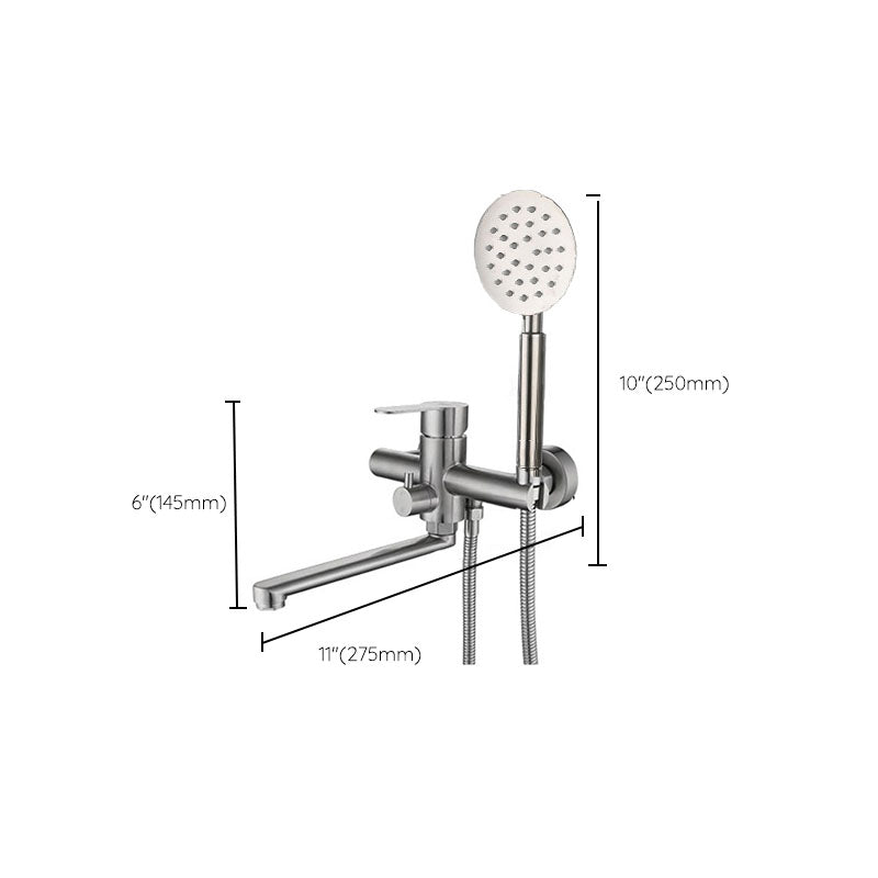 Avtoit | Bathroom Bathtub Faucet Lever Handheld Shower Bathtub Faucet