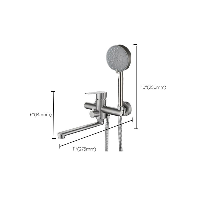 Avtoit | Bathroom Bathtub Faucet Lever Handheld Shower Bathtub Faucet