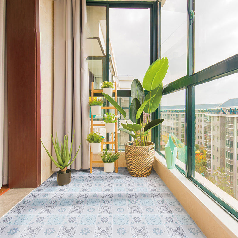 Avtoit | Modern Vinyl Plank Flooring Porcelain Tile Look Self-adhesive PVC Flooring