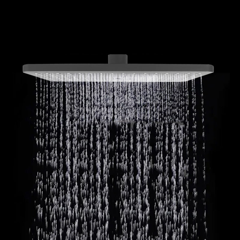 Avtoit | Rectangular Gray Showerhead Combo Standard Spray Pattern Showerhead