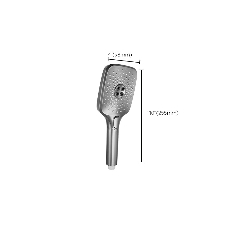 Avtoit | Modern Gray Showerhead Combo Standard Spray Pattern Rectangular Large Showerhead