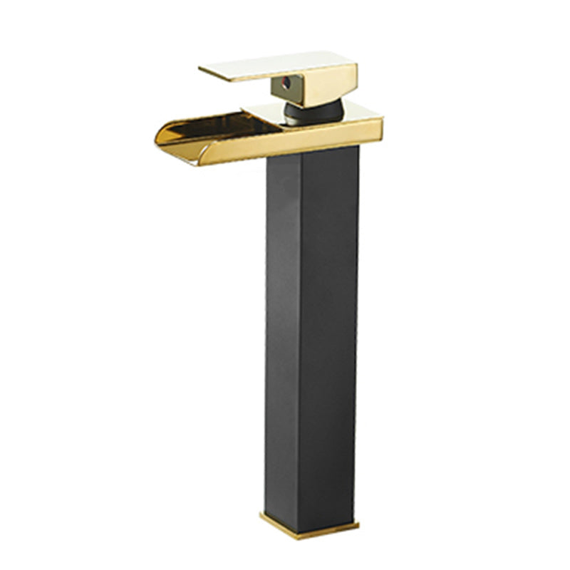 Avtoit | Modern Waterfall Spout Sink Faucet with LED Brass Sink Faucet