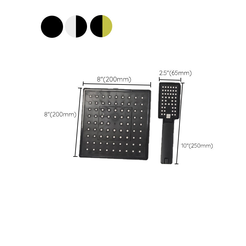 Avtoit | Square Shower Head Combination Standard Spray Pattern with Hand Shower