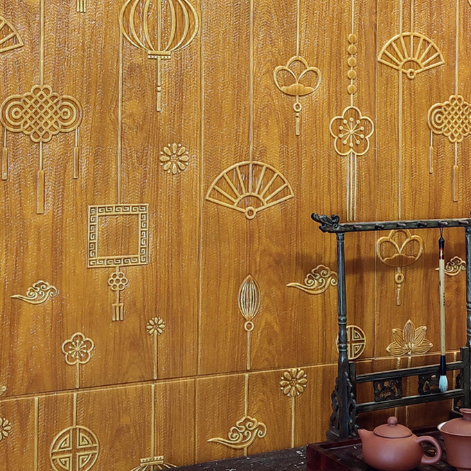 Avtoit | Contemporary Wall Panels Self-Adhesive Waterproof Cartoon 3D Print Wall Covering