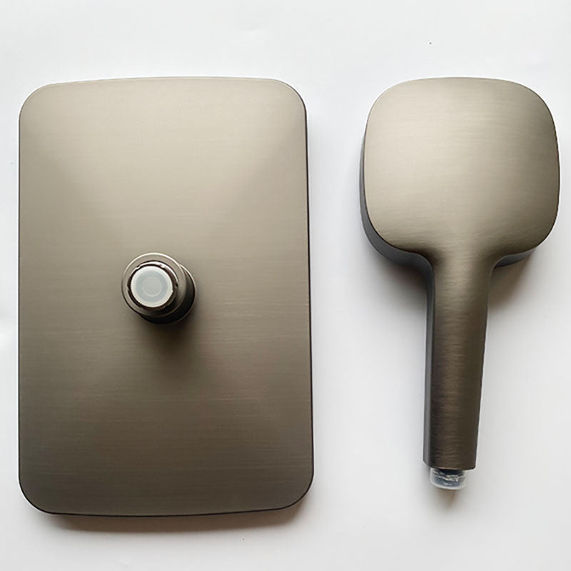 Avtoit | Black Large Shower Head Standard Spray Pattern with Hand Shower