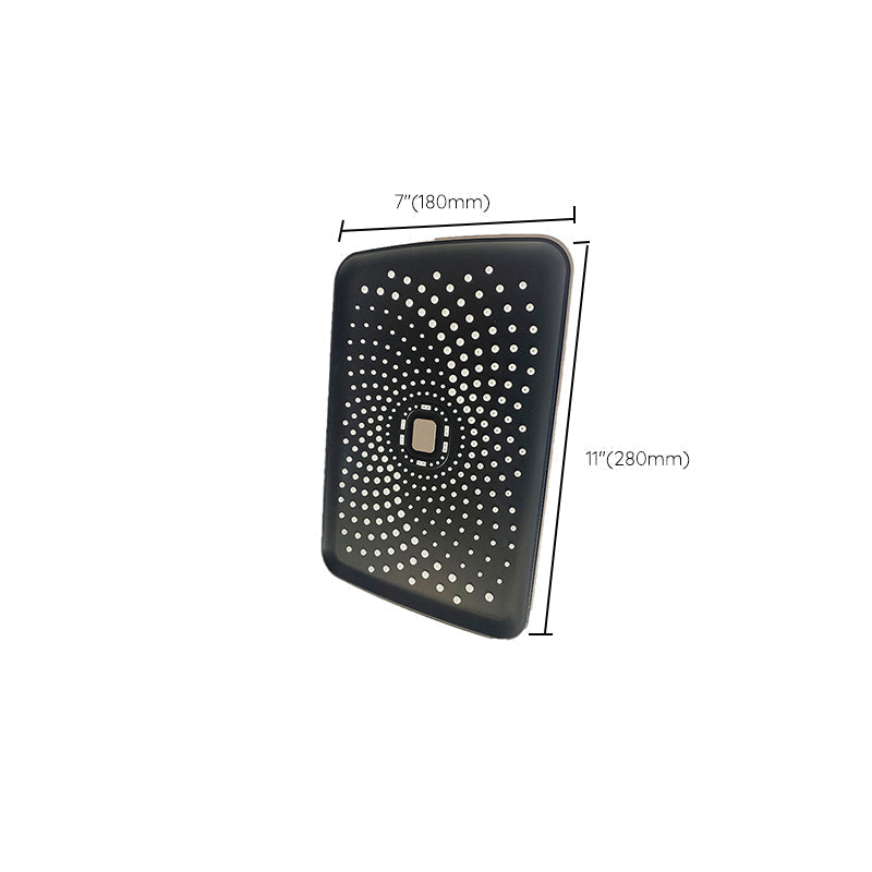 Avtoit | Black Large Shower Head Standard Spray Pattern with Hand Shower