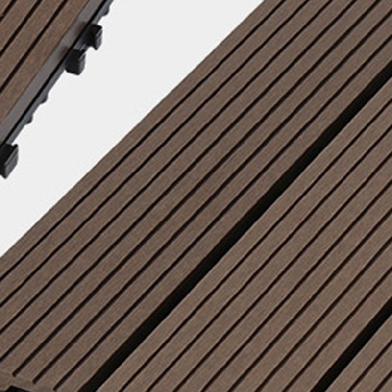 Avtoit | 12" X 12" Deck/Patio floor tiles 4-Slat Square for outdoor patio tiles