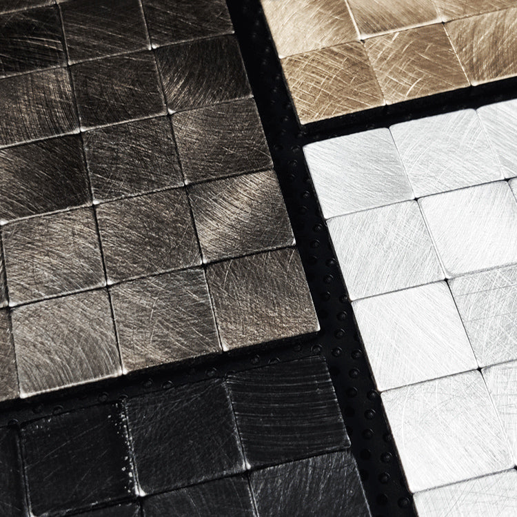 Avtoit | Mosaic Tile Wallpaper Contemporary Peel and Stick Wallpaper with Square Shape