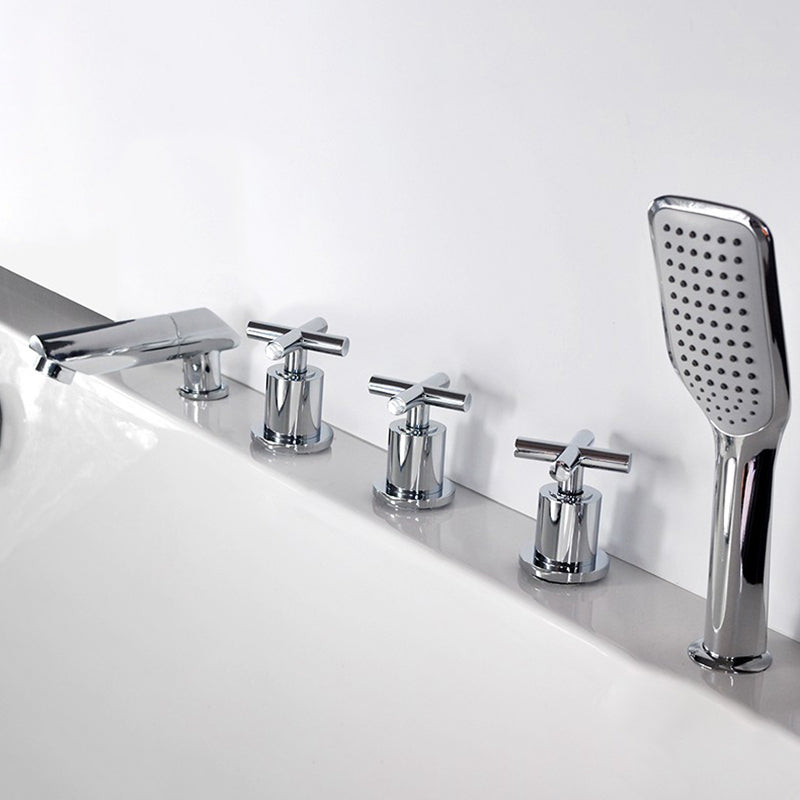 Avtoit | Contemporary Style Bathroom Faucet Metal Deck Mounted Bathroom Faucet