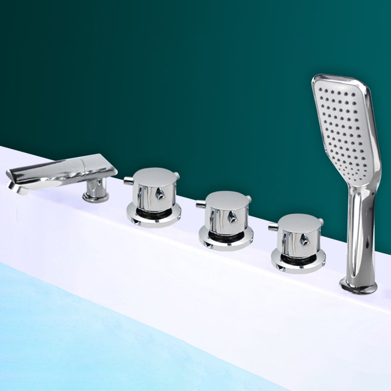 Avtoit | Contemporary Style Bathroom Faucet Metal Deck Mounted Bathroom Faucet