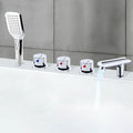 Avtoit | Contemporary Style Bathroom Faucet Metal Deck Mounted Bathroom Faucet