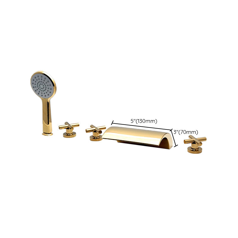 Avtoit | Contemporary Style Bathroom Faucet Metal Deck Mounted Bathroom Faucet
