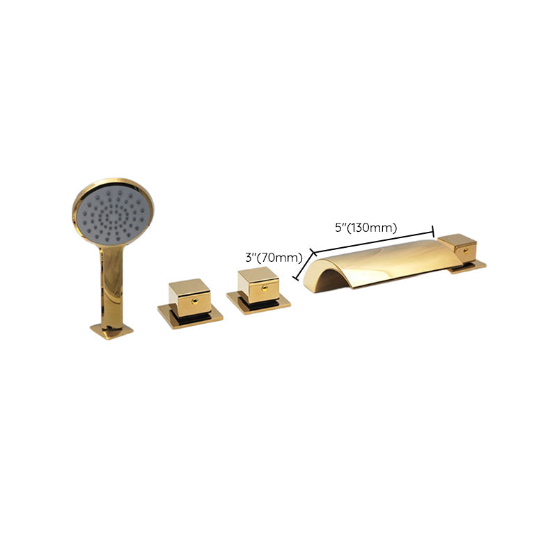 Avtoit | Contemporary Style Bathroom Faucet Metal Deck Mounted Bathroom Faucet