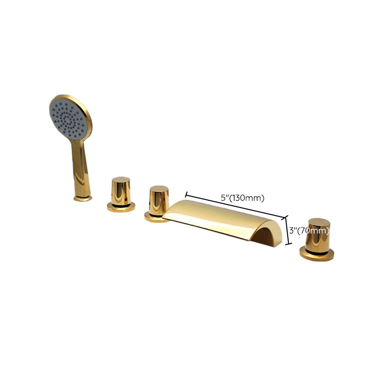 Avtoit | Contemporary Style Bathroom Faucet Metal Deck Mounted Bathroom Faucet