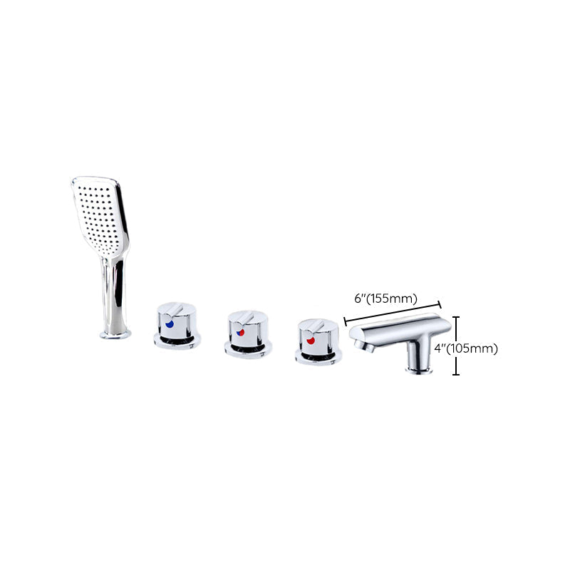 Avtoit | Contemporary Style Bathroom Faucet Metal Deck Mounted Bathroom Faucet