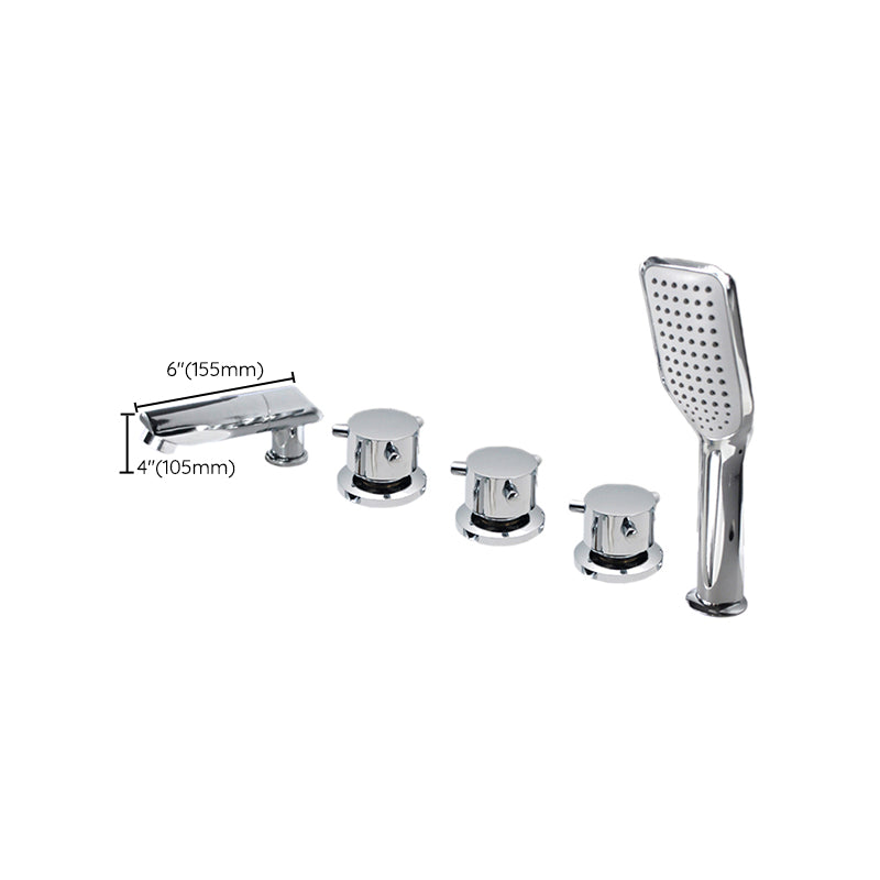 Avtoit | Contemporary Style Bathroom Faucet Metal Deck Mounted Bathroom Faucet