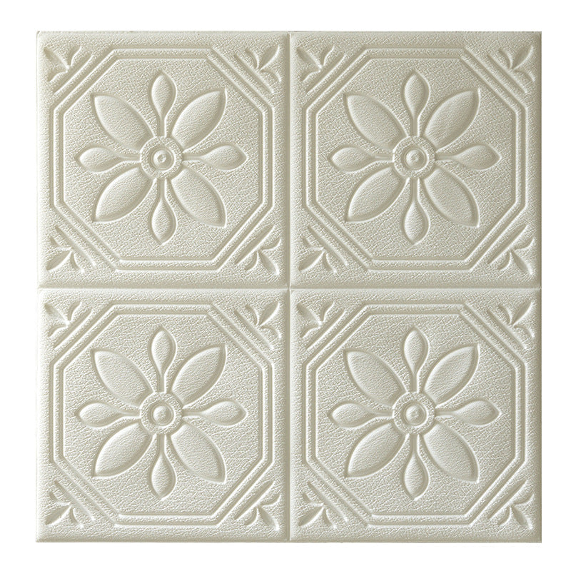 Avtoit | Modern Wall Panel Floral 3D Print Peel and Stick Waterproof Wall Panels