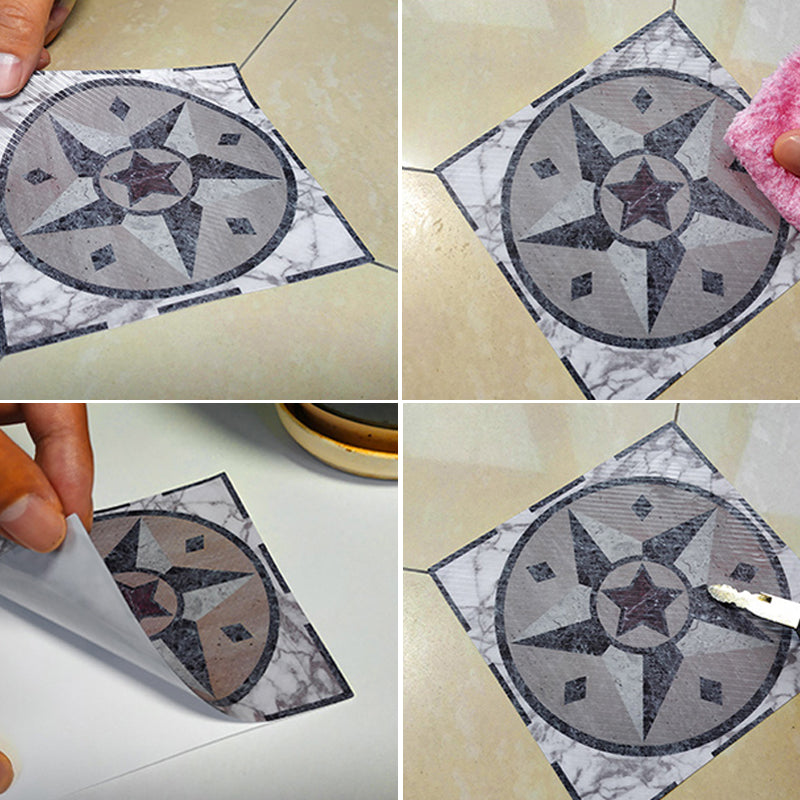 Avtoit | Modern Vinyl Plank Flooring Peel and Stick Ceramic Print PVC Flooring